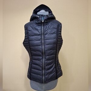 Kuhl Spyfire Hooded Down Vest Black Size Medium